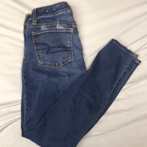 AEO Distressed Jeggings